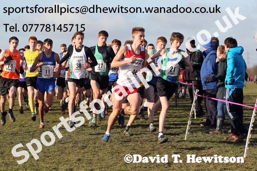 Mens juniors Northern Cross Country  Championships, Pontefract. Photo: David T. Hewitson/Sports for All Pics